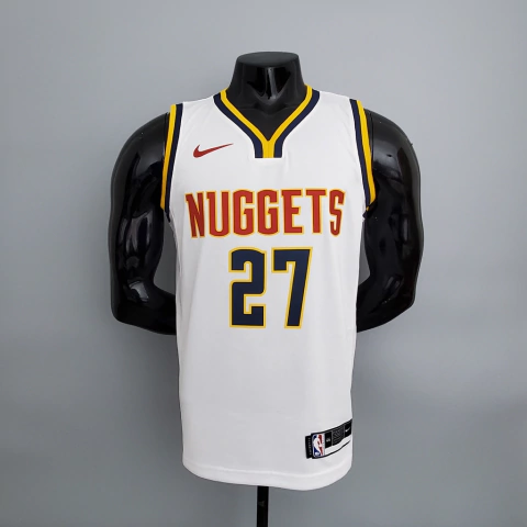 Regata NBA Denver Nuggets Nike - Branco