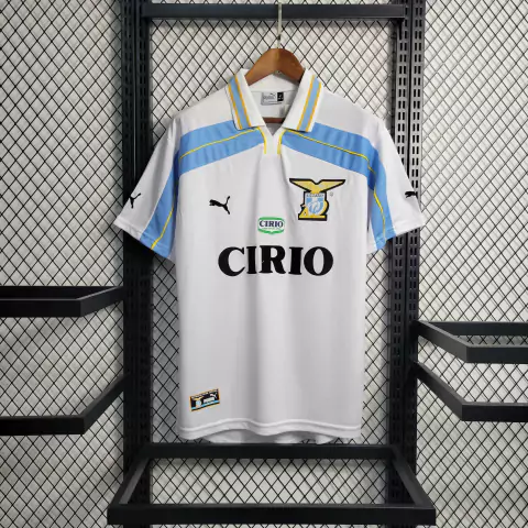 Camisa Retrô Lazio 2001 Away Puma - Branco