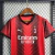 Kit Infantil AC Milan Home 23/24 Puma - Vermelho+Preto - comprar online