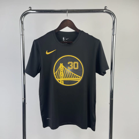 Camisa Golden State Warriors Casual - Preto