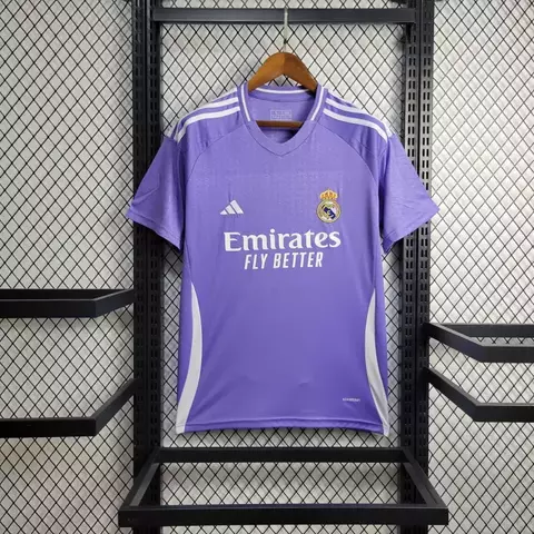 Camisa Real Madrid 24/25 Away s/n° Torcedor Masculina Adidas - Lilás