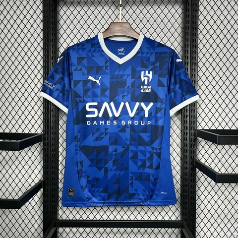 Camisa Al Hilal Home 24/25 s/n° Torcedor Masculina - Azul