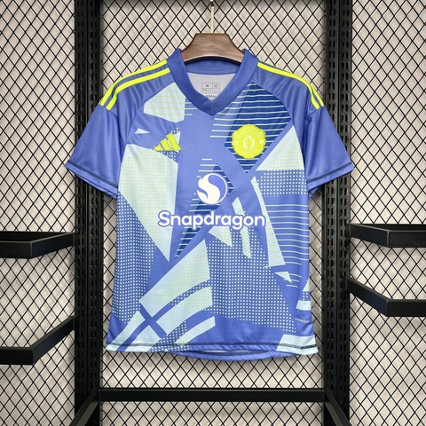 Camisa Manchester United Goleiro 24/25 s/n° Torcedor Masculina - Lilás
