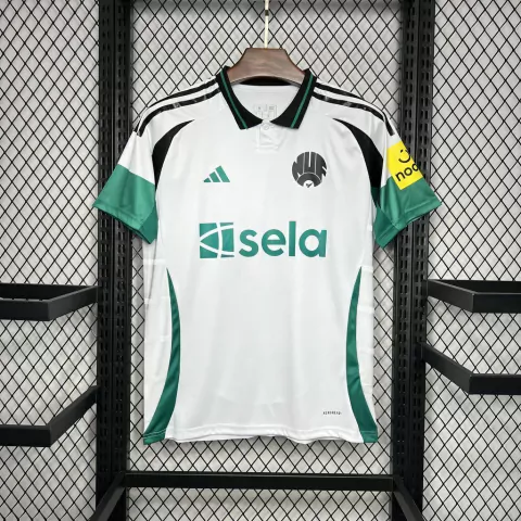 Camisa Newcastle United Third 24/25 s/n° Torcedor Masculina - Branco