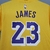 Camisa LA Lakers "JAMES 23" Nike 2021 Casual - Amarelo - FWT Store | Loja online de Artigos Esportivos