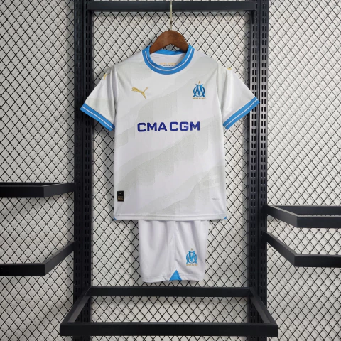 Kit Infantil Marseille Home 23/24 Puma - Branco