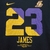 Camisa LA Lakers "23" Nike 2021 Casual - Preto na internet