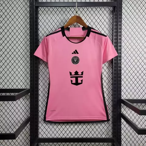 Camisa Inter Miami Home 24/25 s/n° Torcedor Feminina Adidas - Rosa