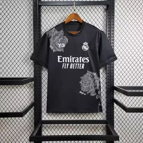 Camisa Real Madrid Y3 Edition 24/25 Home s/n° Torcedor - Preto
