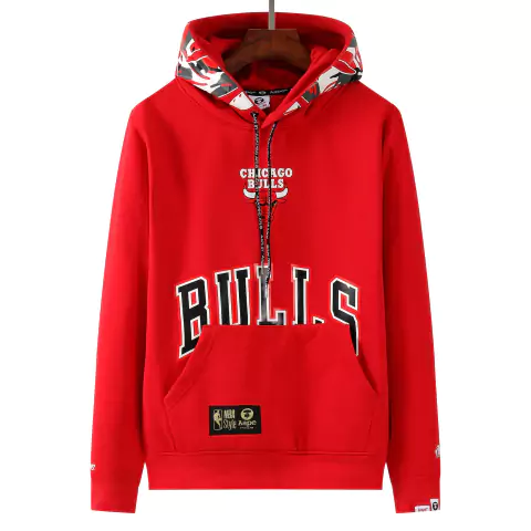 Moletom Chicago Bulls | NBA | Canguru - Vermelho