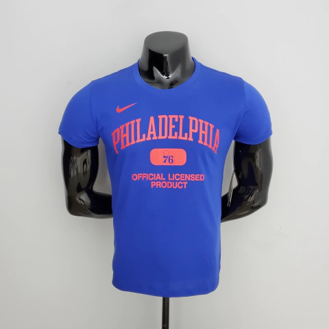 Camisa Philadelphia 76ers Nike Casual - Azul
