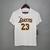 Camisa LA Lakers "JAMES 23" Nike 2021 Casual - Branco