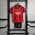 Kit Infantil AC Milan Home 23/24 Puma - Vermelho+Preto