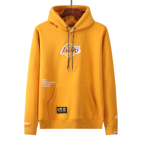 Moletom Los Angeles Lakers | NBA | Canguru | Masculino - Amarelo