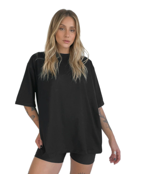 Camisetão Oversized Preto