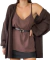Blusa Ampla Duna Marrom Café na internet