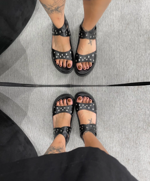 Sandália Papete Kira Preta - comprar online