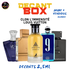 BOX DECANTS ARABES + VENDIDOS (Hombres)