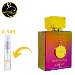 CLUB DE NUIT UNTOLD EAU DE PARFUM DECANT ARMAF