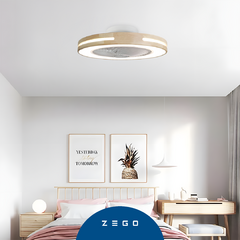 Ventilador De Techo Con Luz Juno Zego Control Remoto Reversible en internet