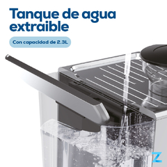 Cafetera Espresso Zego Doble Taza Vaporizador 2,6l 2300w Zcpro2300s - tienda online