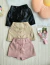 Short saia couro fake importado - comprar online
