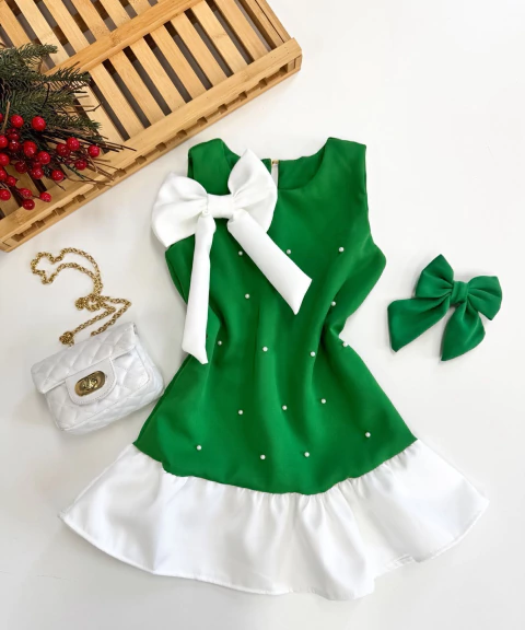 Vestido verde Gabi - comprar online