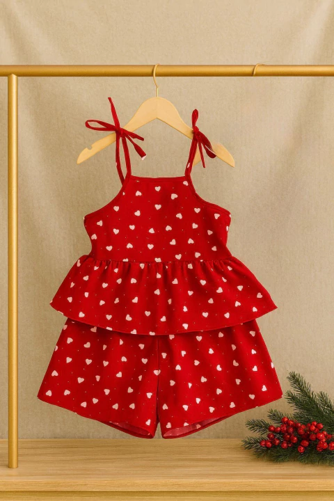 Conjunto pleplum vermelho - comprar online