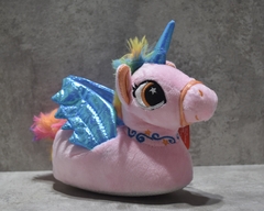 Pantuflas Unicornio Rosa - M