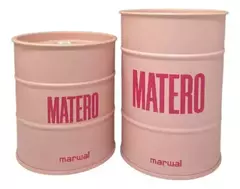 Set latas matero - Rosa - comprar online