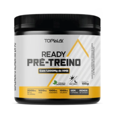 Pré-Treino Ready Sem Cafeína 195G - comprar online