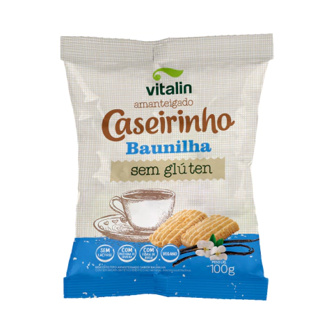 Biscoito Caseirinho de Baunilha | Zero Glúten e Lactose - 100g - comprar online