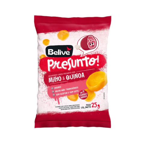 Salgadinho de Presunto com vitaminas | Zero Glúten e Leite - 25g - comprar online