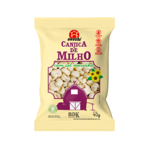 Pipoca Canjica de Milho com Sal Marinho 40g - comprar online