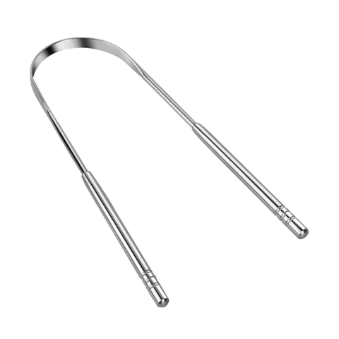 Raspador de Língua de Aço Inoxidável