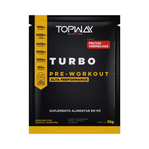 Turbo Pré-Workout - 10g (Sanche pré treino)