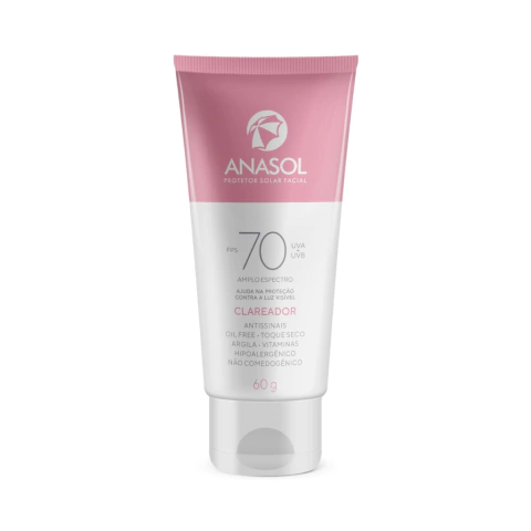 Protetor Solar Facial fps 70 Clareador - Anasol