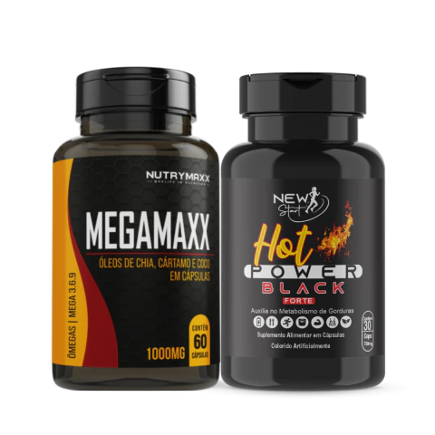 Hot Power Black 750mg + Mega maxx