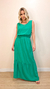Vestido Longo Liso Verde
