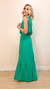 Vestido Longo Liso Verde