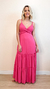 MG - Vestido Longo Goiaba Liso