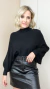 Blusa Monet Poncho Tricot - LIZEE | Store