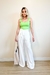 Pantalona Clochard de Viscose Off White 