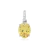 Pingente Fancy Yellow Prata 925