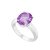 Anel Ametista Prata 925