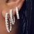 Argola Riviera Moissanite M - comprar online
