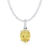 Pingente Fancy Yellow Prata 925 - comprar online