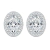Brinco Oval Moissanite G - comprar online