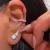 Ear Cuff Moissanite - comprar online