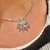 Colar Espírito Santo Pavê Moissanite - Rachel De La Mer - Alta Joalheria em Prata